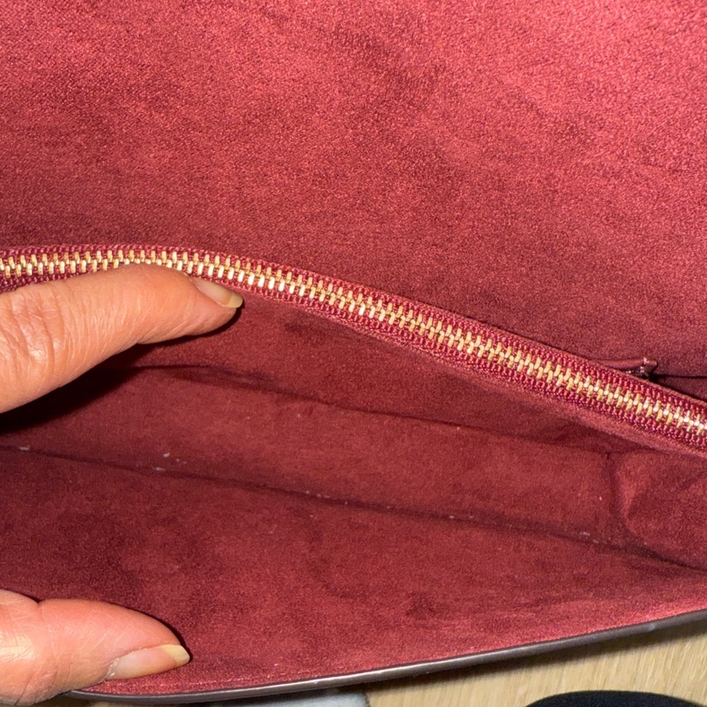Coach Brown Crossbody Bag with Gold Accent - NO SHOULDER STRAP - Picture 5 of 7